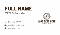 Vintage Plumbing Wrench Business Card Preview