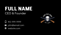 Skull Rifle Weapon  Business Card Preview