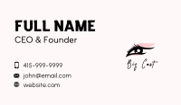 Beauty Eyelash Makeup  Business Card Image Preview