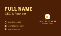 Egg Sandwich Mascot Business Card Image Preview