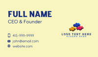 Puzzle Blocks Jigsaw Business Card Design