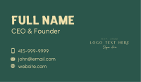  Luxurious Company Wordmark Business Card Image Preview