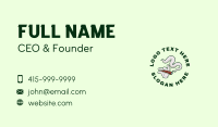 Hemp Smoke Emblem Business Card Image Preview