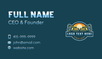 Industrial Mining Excavator Business Card Preview