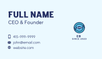 Fish Eye Emblem  Business Card Image Preview