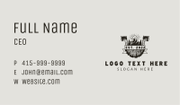 Wood Forest Axe Lumber Business Card Image Preview