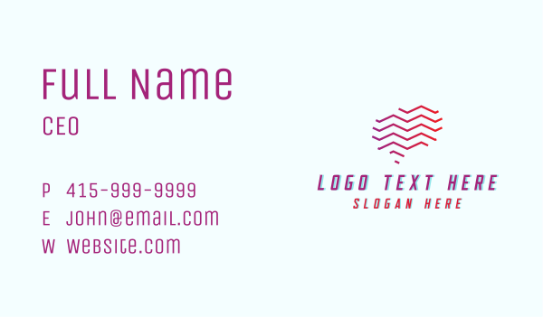 Tech Brain Software Business Card Design Image Preview