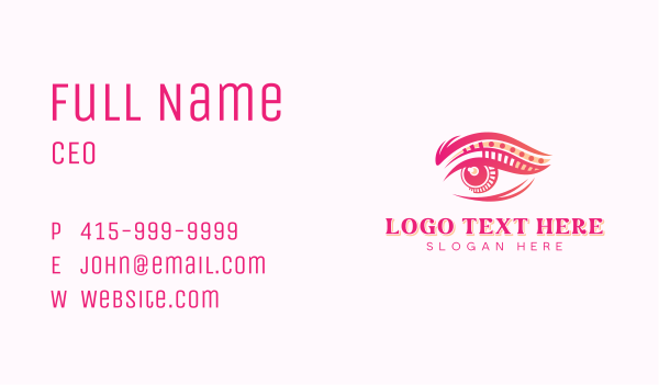 Fashion Beauty Makeup Business Card Design Image Preview