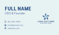 Star Arrow Electricity Business Card Design