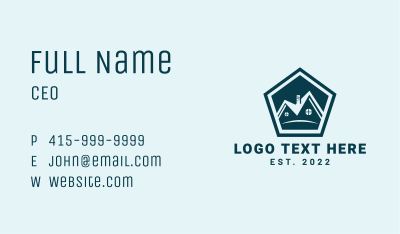 Roof House Repair  Business Card Image Preview