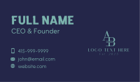 Professional Marketing Monogram Business Card Image Preview