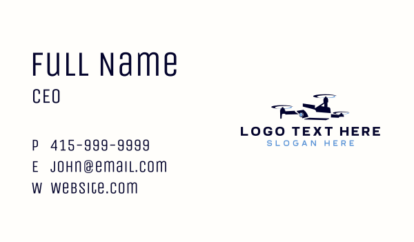 Drone Media Aerial Production Business Card Design Image Preview