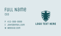 Military Hawk Shield Business Card Image Preview
