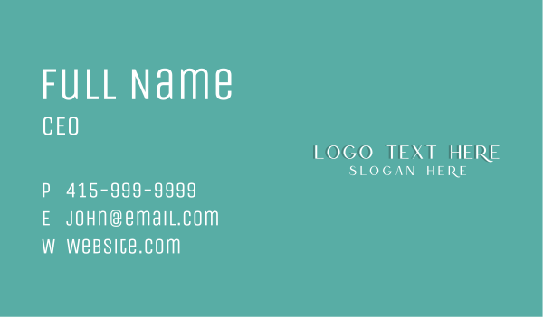 White Generic Business Business Card Design Image Preview