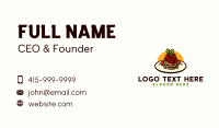 Spaghetti Pasta Dish Business Card Preview