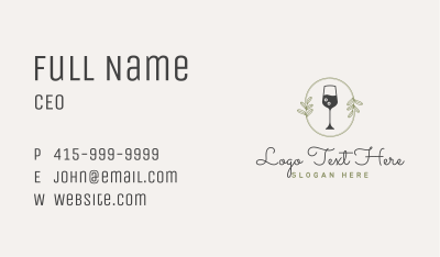 Organic Detox Juice Business Card Image Preview