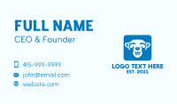 Blue Animal Icon  Business Card Image Preview