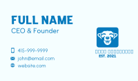 Blue Animal Icon  Business Card Image Preview