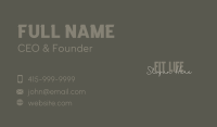 Stylish Business Wordmark Business Card Image Preview