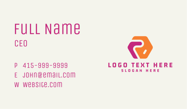 Business Letter R Business Card Design Image Preview