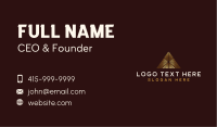 Triangle Pyramid Premium Business Card Image Preview