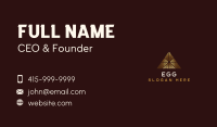 Triangle Pyramid Premium Business Card Design