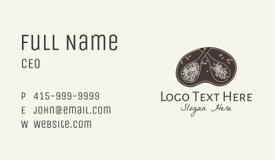 Herbs Spices Badge Business Card Image Preview