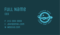 Abstract Wave Startup Business Card Image Preview