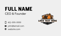 Heavy Mining Excavator Business Card Preview