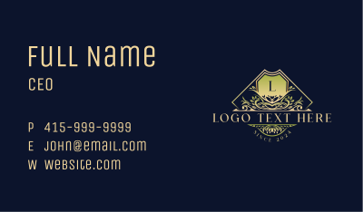 Luxury Ornament Insignia Business Card Image Preview