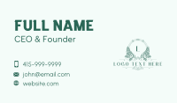 Stylish Fern Boutique Business Card Preview