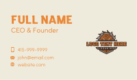 Hammer Woodwork Artisan Business Card Image Preview