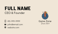 Beach Surfing Surfboard Business Card Image Preview
