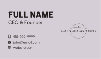 Handwritten Diamond Wordmark Business Card Image Preview