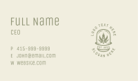 Organic Cannabis Marijuana Business Card Image Preview