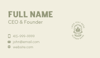Organic Cannabis Marijuana Business Card Image Preview