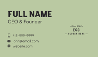 Casual Business Hipster Business Card Image Preview