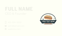 Sandwich Diner Badge Business Card Design