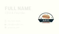 Sandwich Diner Badge Business Card Image Preview