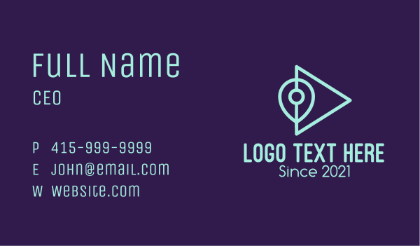 Location Pin Play  Business Card Design Image Preview
