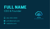 Cloud Tech Database Business Card Image Preview