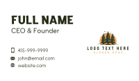 Eco Pine Tree  Business Card Image Preview