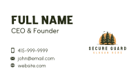 Eco Pine Tree  Business Card Image Preview