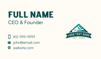 Mountain Peak Travel Business Card Design