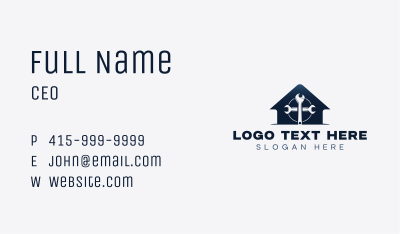 Home Wrench Renovation Business Card Image Preview