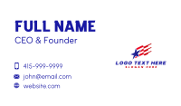 America Flag Star USA Business Card Preview