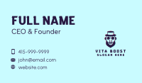 Mysterious Hat Man Business Card Image Preview