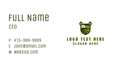 Residential Landscaping Yard Business Card Image Preview