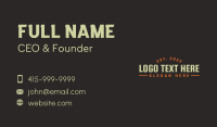 Modern Generic Wordmark Business Card Image Preview