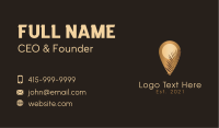 Palm Beach Location Pin Business Card Image Preview